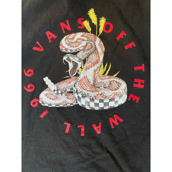 Vans Snake Graphic Off The Wall T-Shirt Black M - Picture 6 of 7